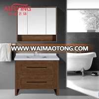 Luxury bathroom vanity cabinet with ceramic sink