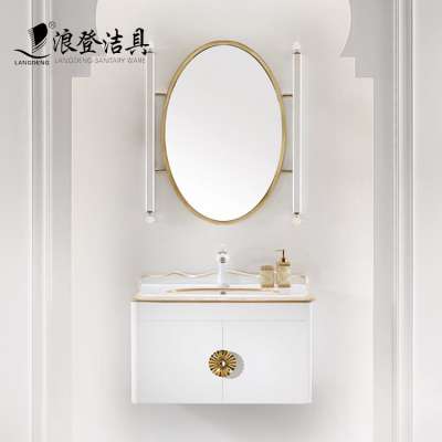 Hot Sale Bathroom Corner Hand Wash Basin Cabinet